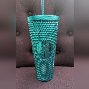 Starbucks Teal Textured Tumbler